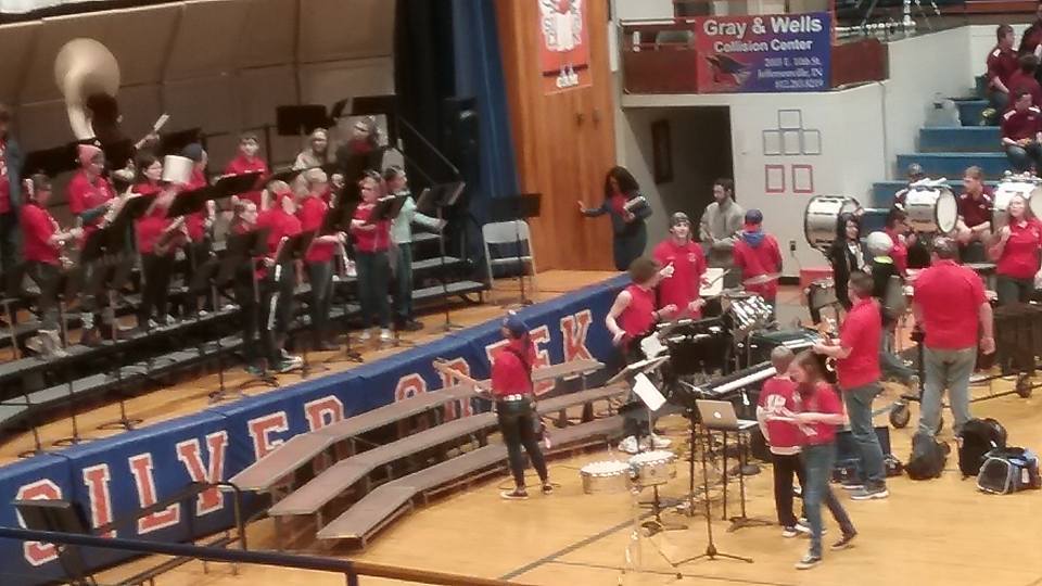 WW Band Dominates Pep Band Competition